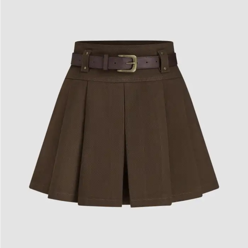Cider brown mini skirt never worn!